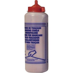 Metrica Schlagschnurkreide 60128, 1000g, rot