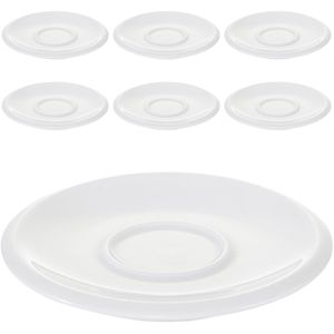 WMF Untertasse Professional Synergy, weiß, Porzellan, rund, Ø 11,5 cm, Espresso, 6 Stück