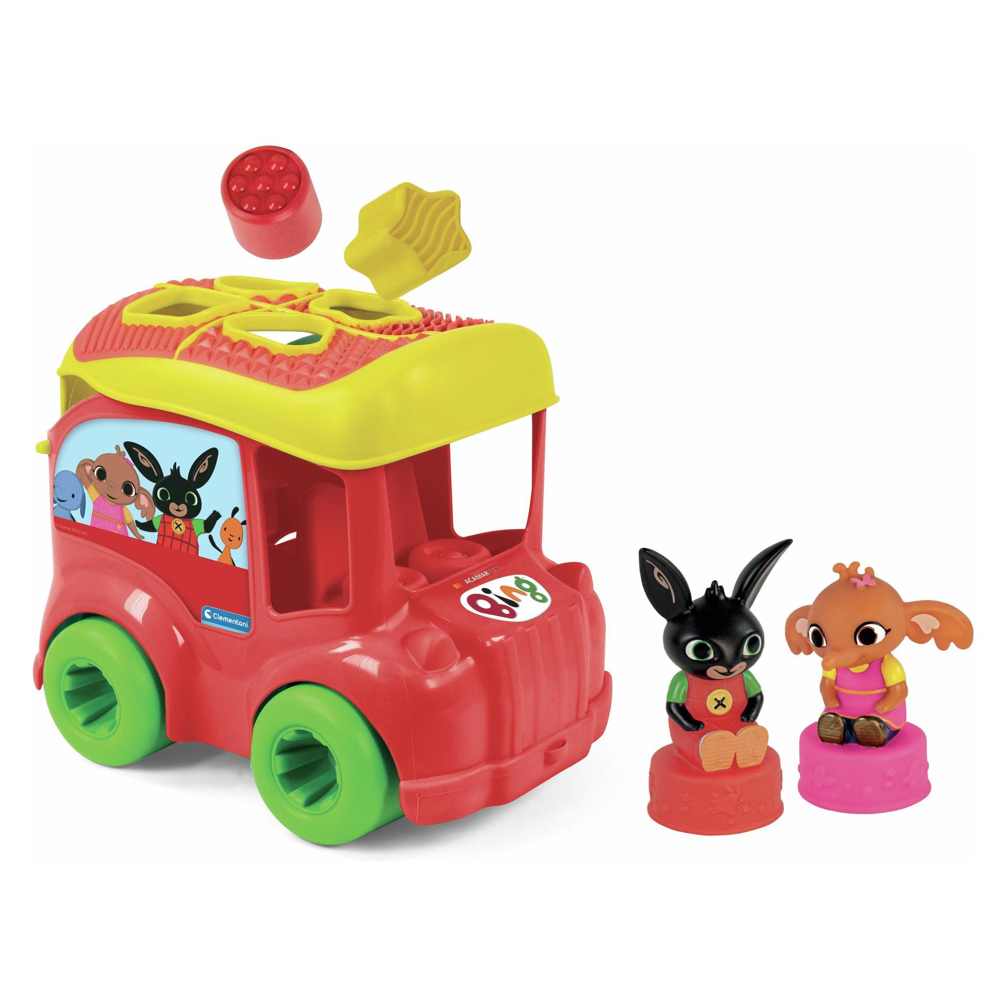 Clementoni Baby - Formensortierer Bing Bus, 7-teilig. (55656105)