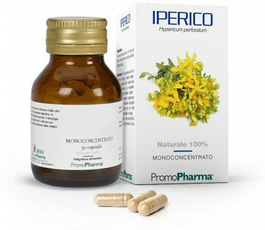 PROMOPHARMA SpA Iperico - 50 Capsule di Estratto di Iperico Naturale