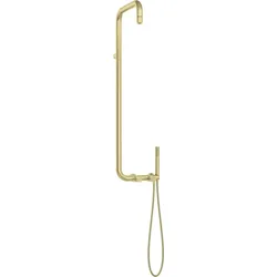 Neuesbad Serie 600 Hexa Duschsystem, gold gebürstet NB1DENHS_R4XM1