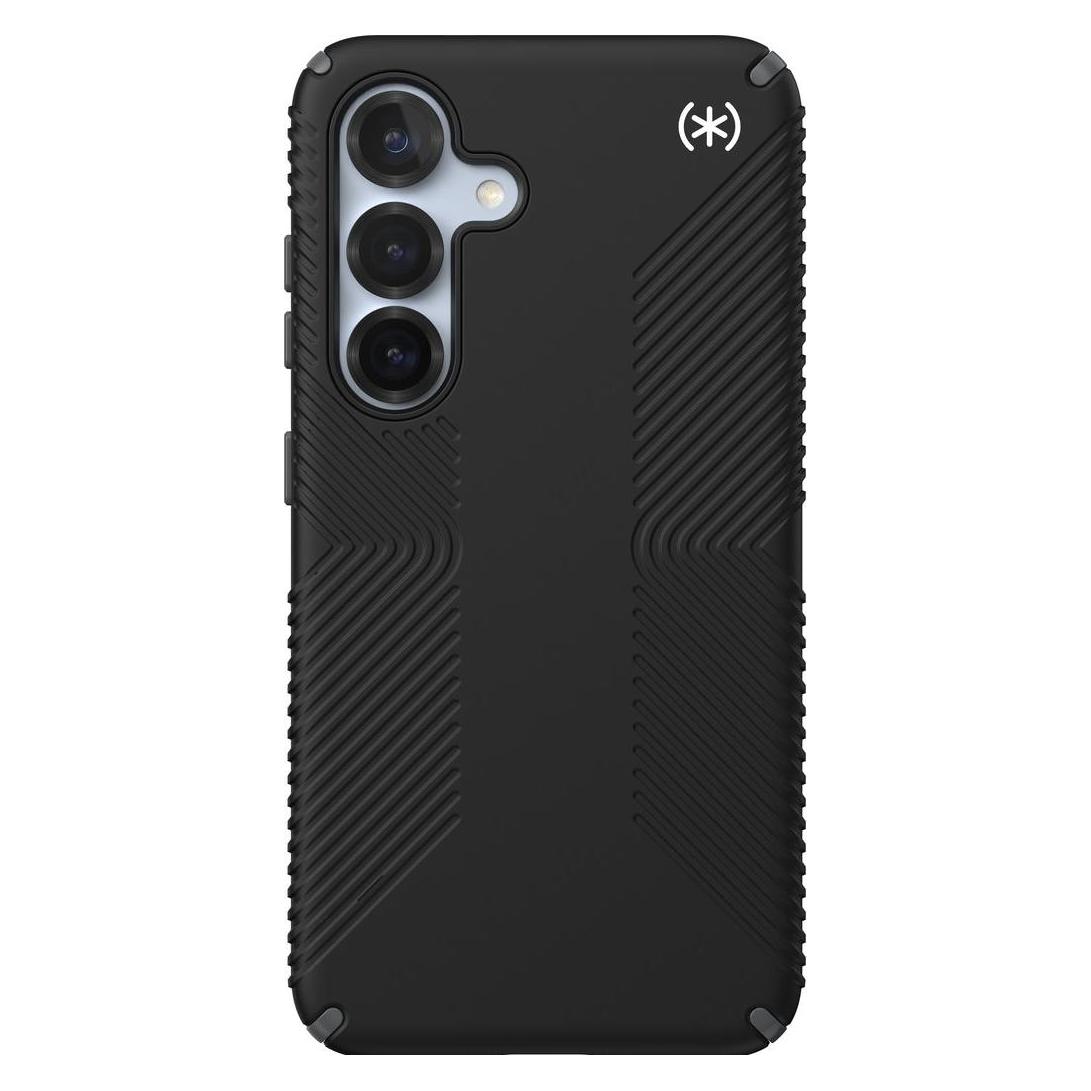 speck Presidio2 Grip + Magnet Samsung Galaxy S25 Black - with Microban (Samsung Galaxy S24, Samsung Galaxy S25) (150866-3205)
