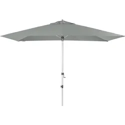 Doppler Sonnenschirm / Kurbelschirm "Expert 300 x 200 Auto Tilt",hellgrau,300 x 200 cm
