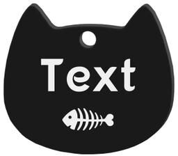 Inspire Essentials Personalized Pet ID Tag With Custom Pet Face Engraving 18 l