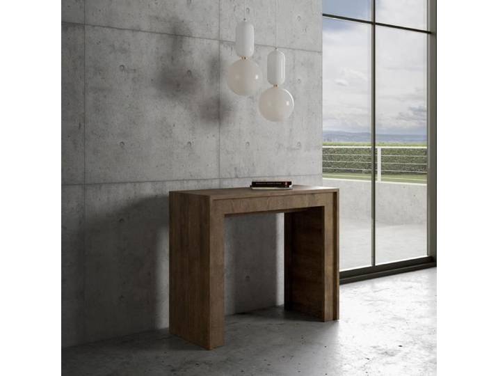 Console extensible - Mia - Noyer - 10 places - Contemporain - Design