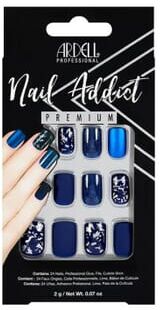 Ardell Nail Addict Matte Blue 24 Unds