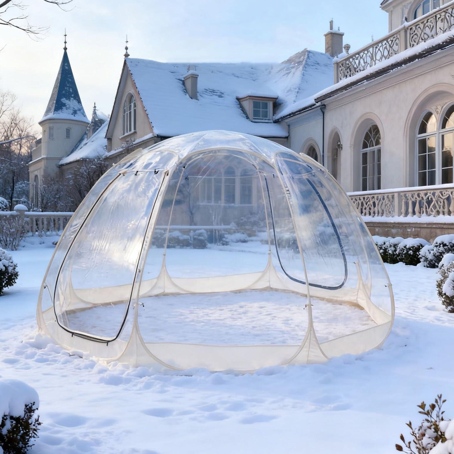 Pop-up Bubble Zelt, transparentes PVC, 4-6 Personen, wetterfest