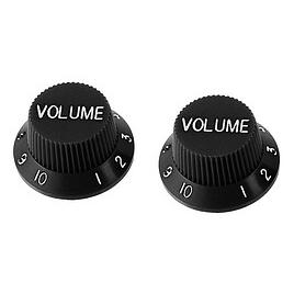 AllParts AP PK 0154-023 Knöpfe Strat Vol.(2) schw (Knopf) (47163806)