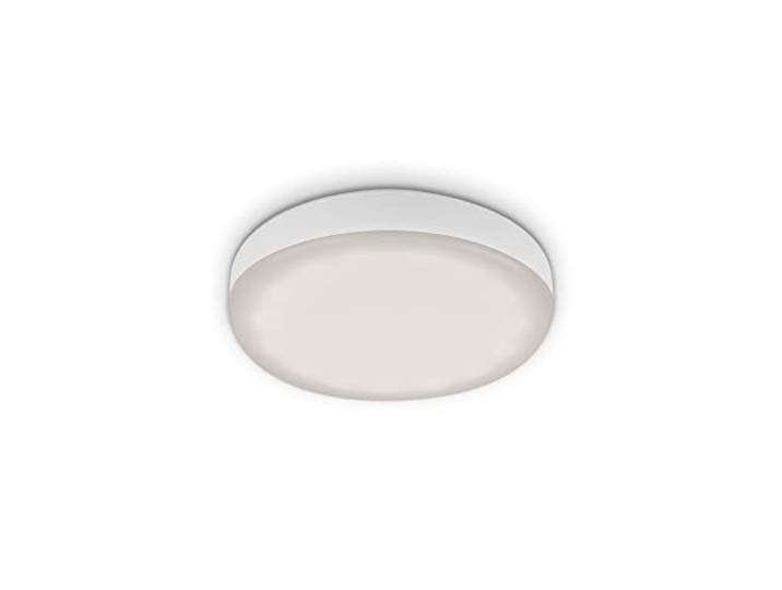 Briloner\, Spot LED encastrable sans cadre\, spot LED encastrable salle de bain\, spot LED encastrable IP44\, température de couleur blanc neutre\, 3 W\, 350 lm\, 75 mm\, blanc.
