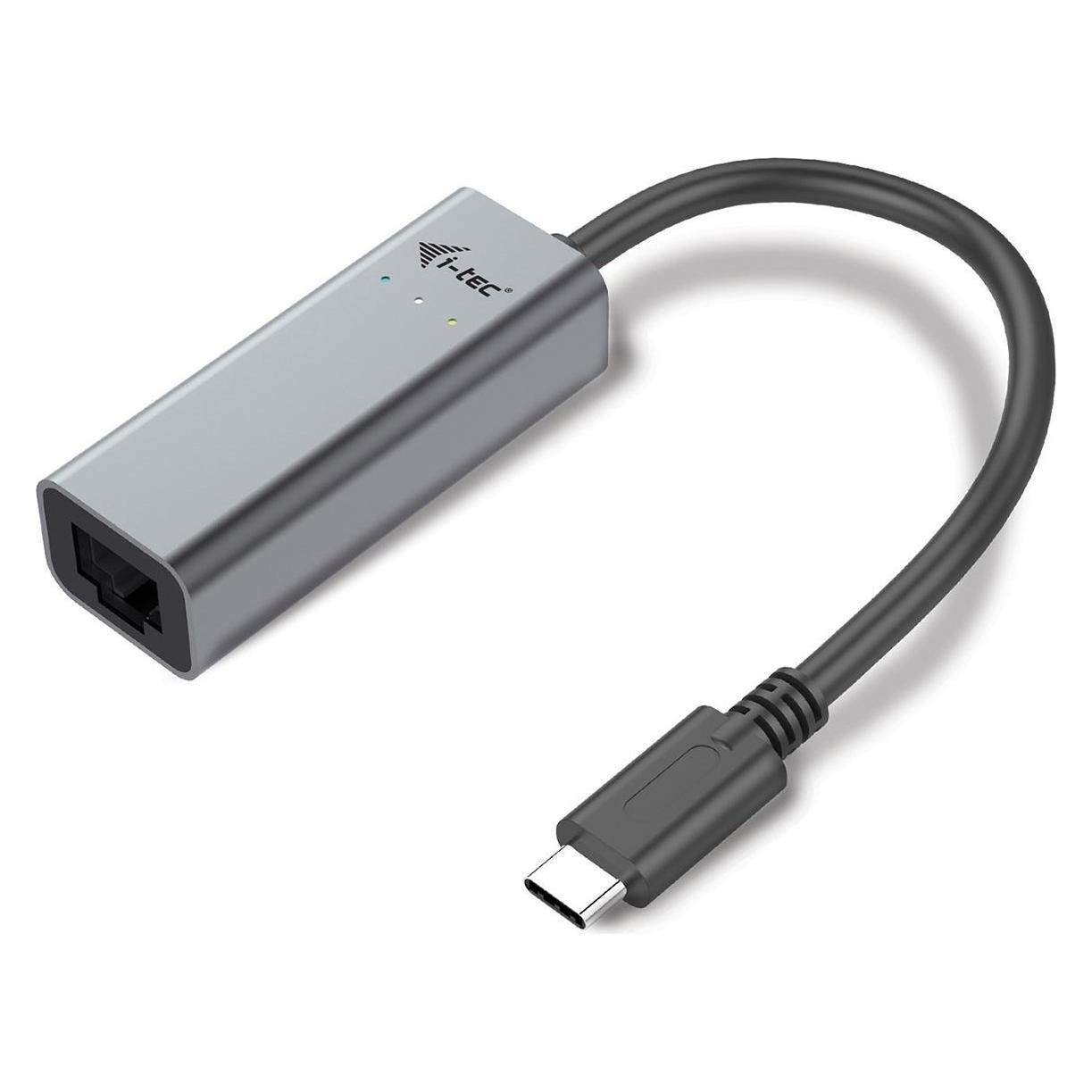 i-tec USB-C zu (USB-C, RJ45 (1x)) (C31METALGLAN)