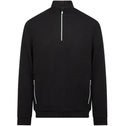 Penguin 1/4 Zip Mixed Media Heritage Herrenpullover Navy - S