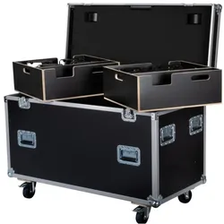 Showtec Case for 2x Stage Blinder FLEX Blaze / Titan Strobe FLEX FX, Audio Racks + Cases