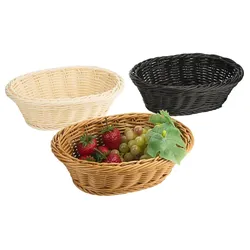 Contacto Polykorb, oval 23 cm, schwarz