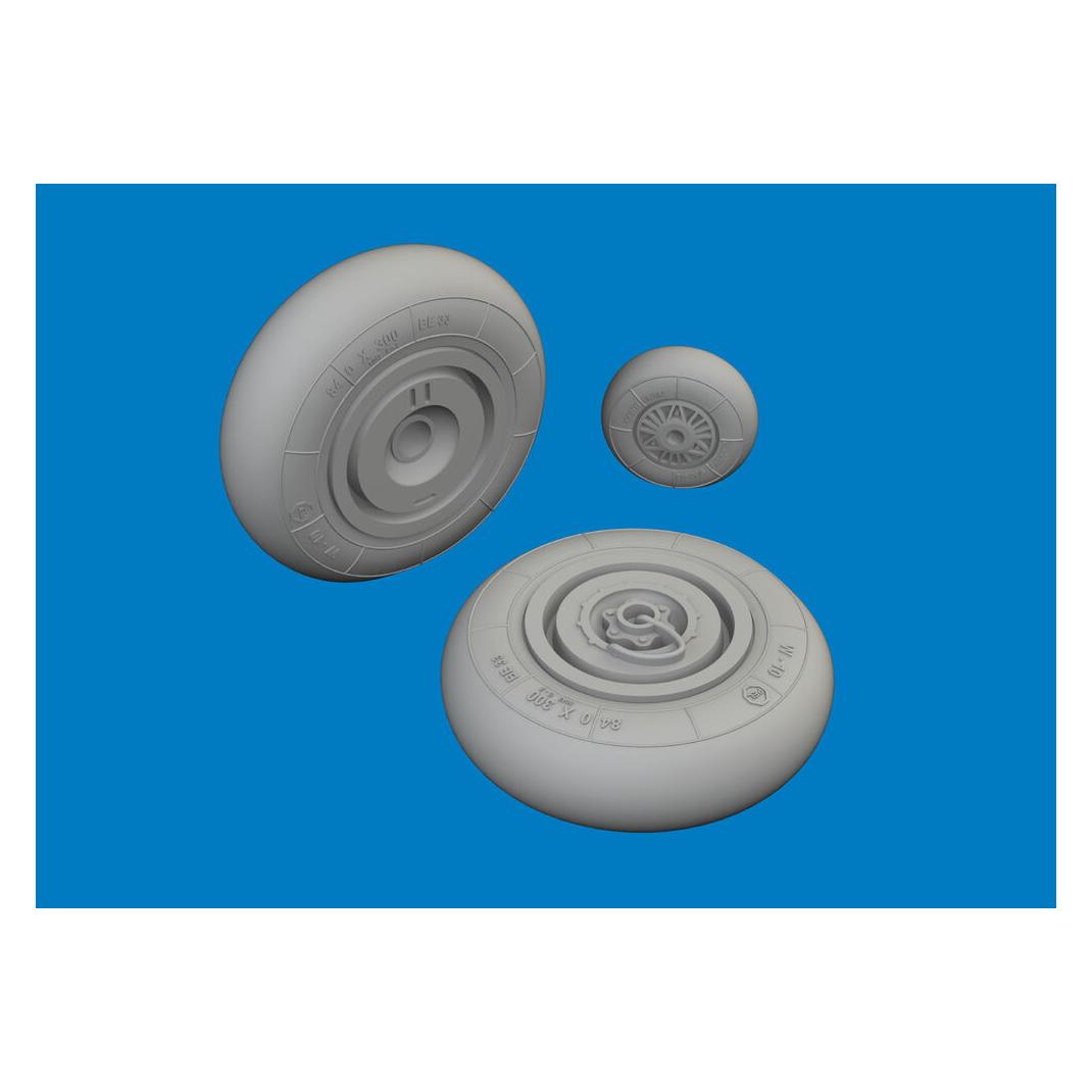 Eduard Hs 129B wheels for Takom (6481159)