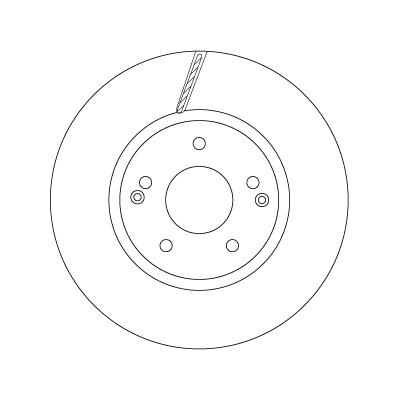 TRW Bremsscheibe df6804 298mm 26mm für SSANGYONG