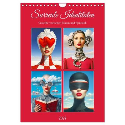 Surreale Identitäten. Gesichter zwischen Traum und Symbolik (Wandkalender 2027 DIN A4 hoch), CALVENDO Monatskalender
