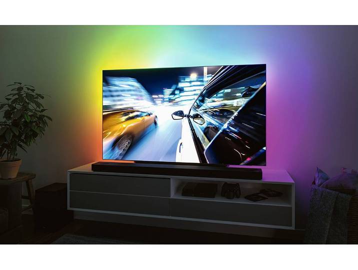 USB LED-Strips 55 Zoll 1 x 0 x 1cm Schwarz Polycarbonat LED LED-Platine