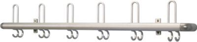 Wandgarderobe, Alu, 1200 mm breit