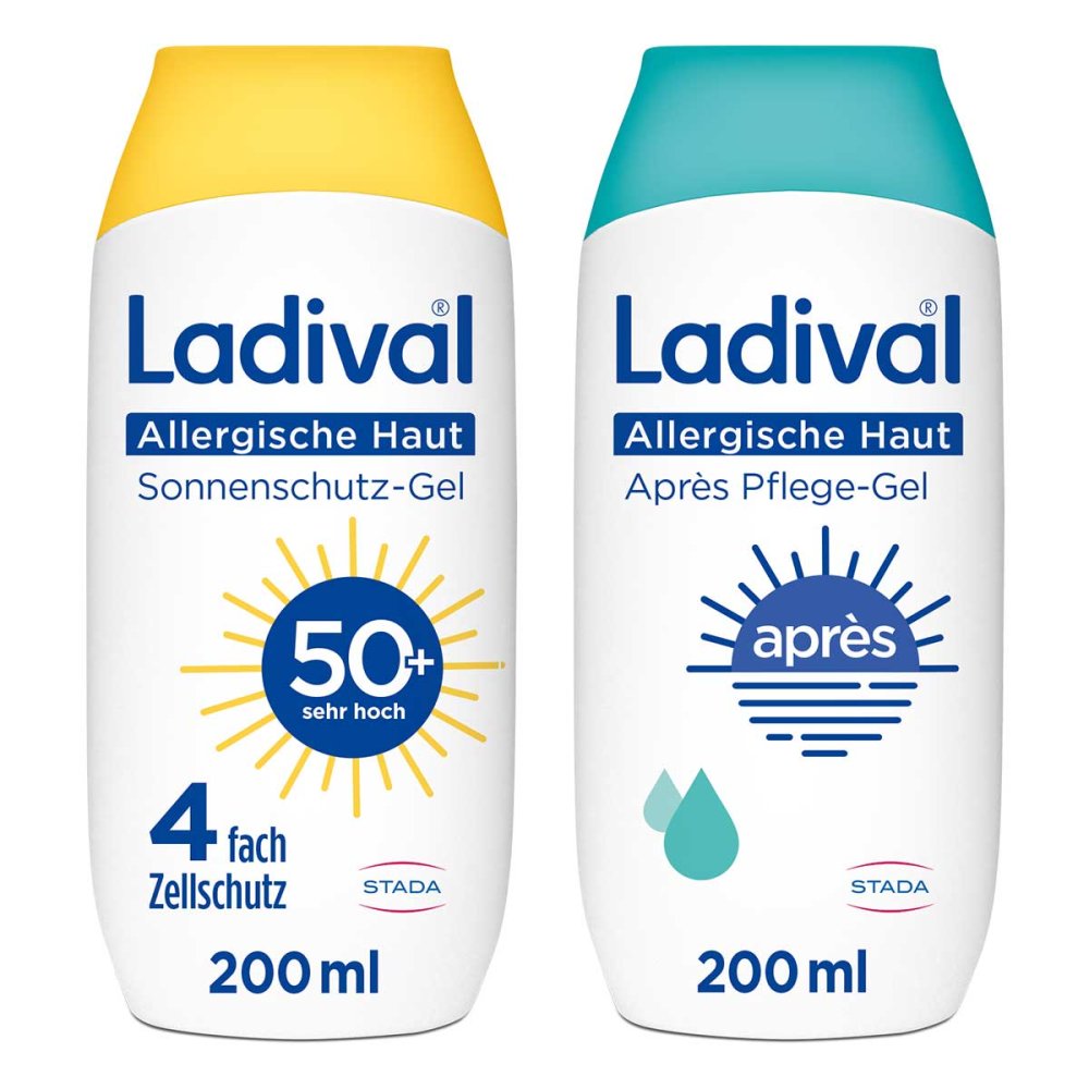 STADA Consumer Health Deutschland GmbH Ladival allergische Haut Gel LSF 50 und Apres Gel 08100924