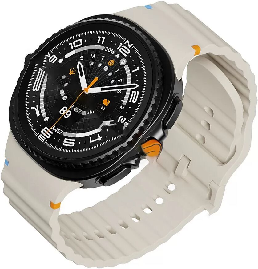 INF 22mm Silikonarmband für Galaxy Watch 8 / Watch 8 Classic – Komfort und Stil Beige