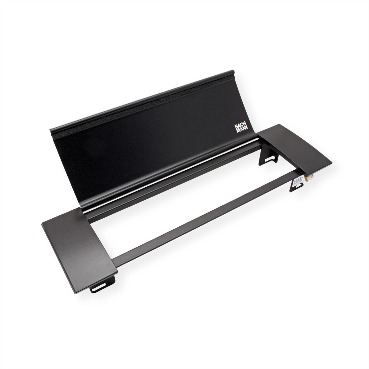 Bachmann Power Frame afdekking, 4-voudig, zwart, aluminium, RAL9005