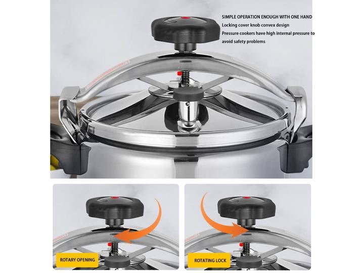 Autocuiseur antidéflagrant grande capacité autocuiseur pour cuisinière à gaz autocuiseur en alliage d'aluminium autocuiseur domestique