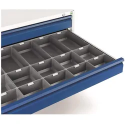 Bott, Sortimentskasten, Cubio assortiment met 13 bakjes 65x65 lade