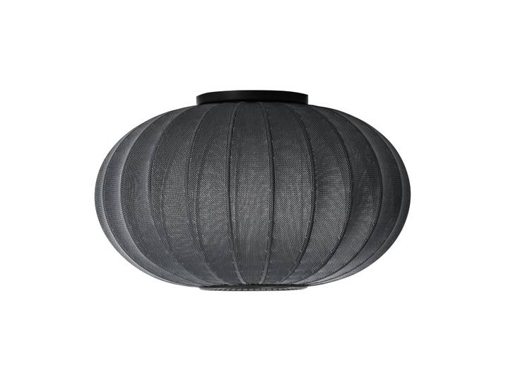 Made By Hand Lampe murale/plafonnier Knit-Wit 57 Oval Black
