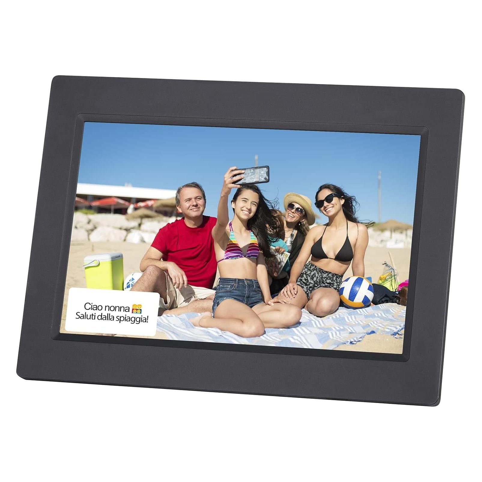 Trevi DPL 2235 WF Digitaler Fotorahmen Schwarz 25,6 cm (10,1') Touchscreen Wi-Fi (10.10", 1280 x 800 Pixel) (0223500)