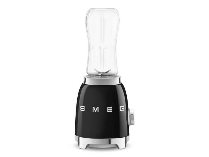 Mini blender vintage noir + 1 bouteille smeg