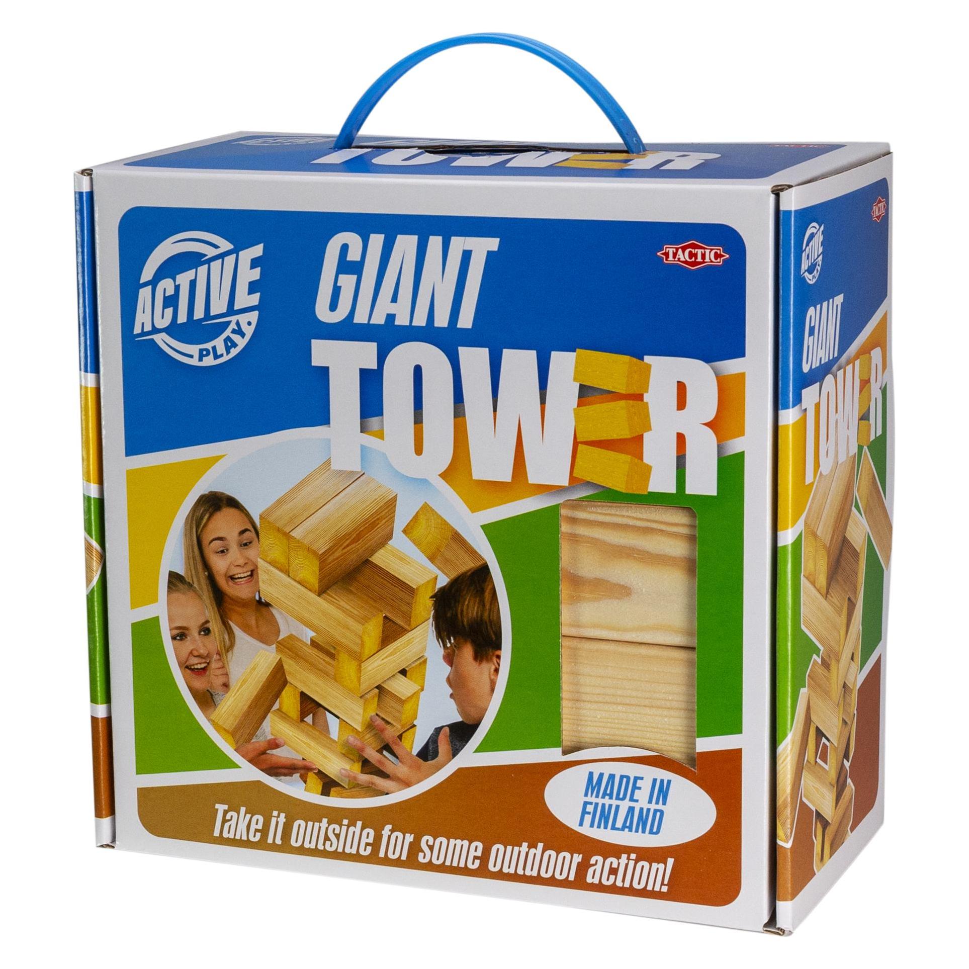 Tactic Holz XL Stapelturm (Deutsch, Englisch, Französisch, 2 - 6 Spieler) (54921)