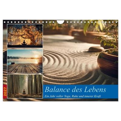 Balance des Lebens (Wandkalender 2027 DIN A4 quer), CALVENDO Monatskalender