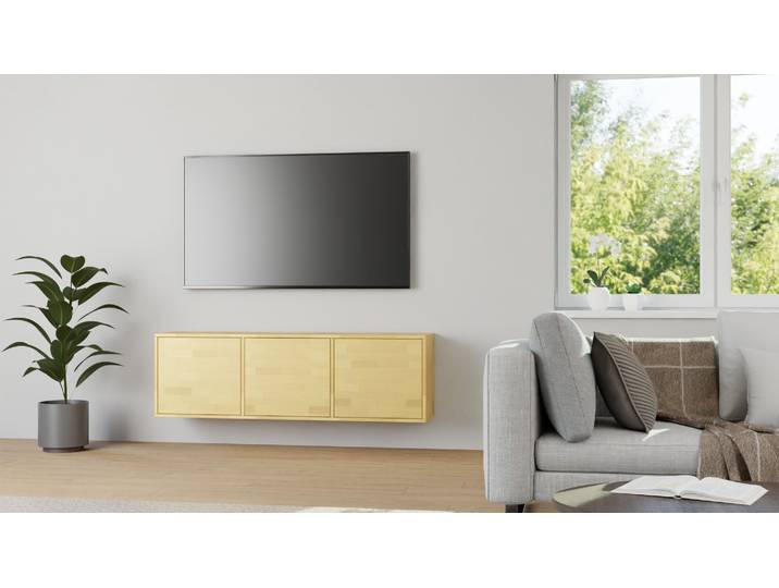 Hänge Sideboard – kostenlose Holzmuster Buche Natur geölt