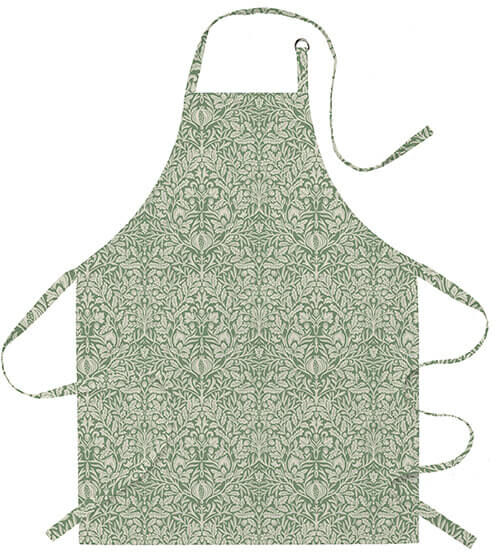 William Morris Acorn Green Acrylic Apron