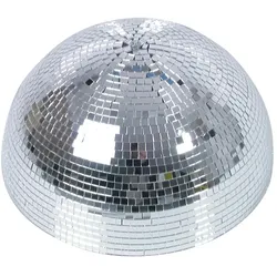 Eurolite Spiegel-Halbkugel 40cm motorisiert (40 cm), Spiegelkugel, Silber
