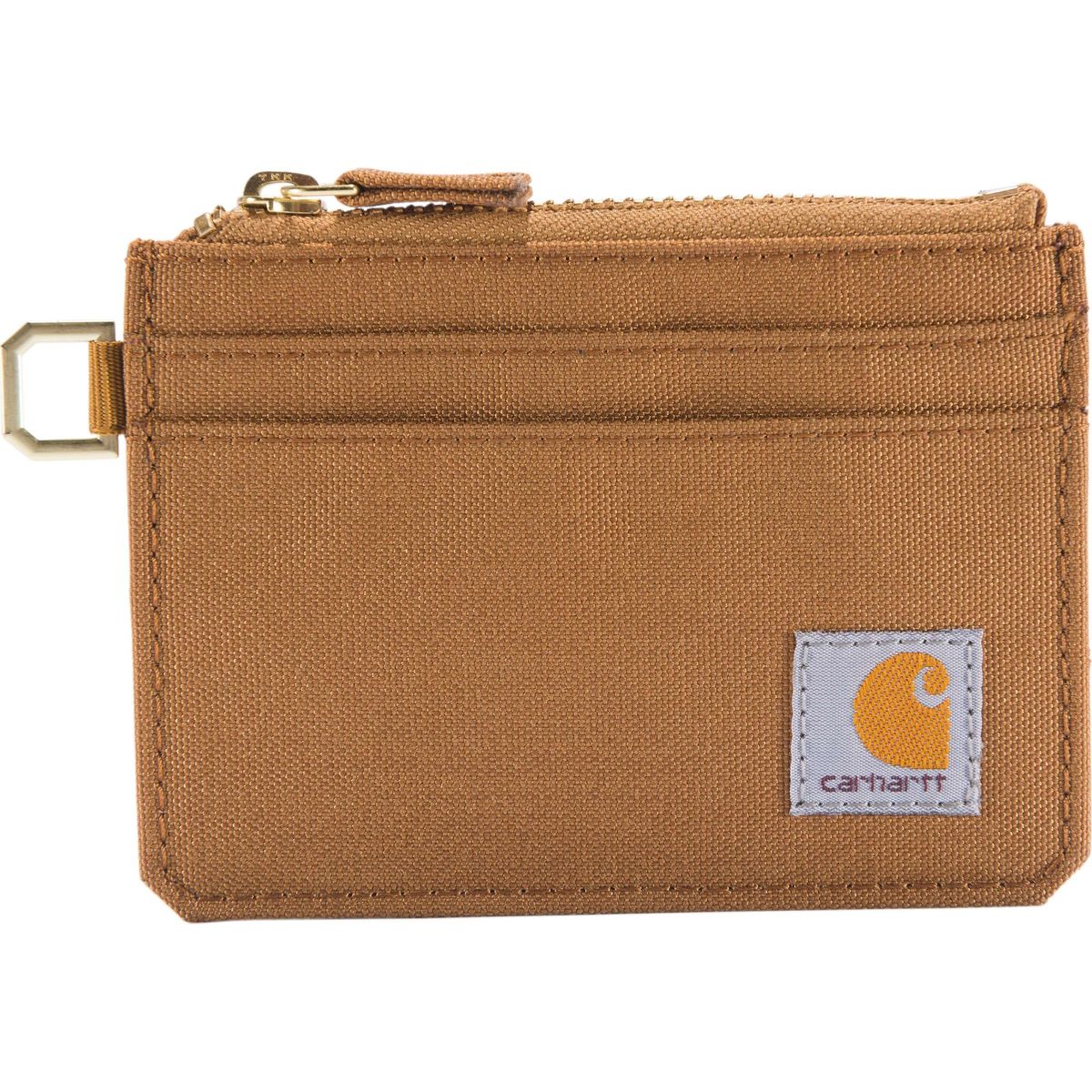 Carhartt Nylon Duck Zippered Card Keeper Wallet carhartt brown (211) OS 801977-211OS