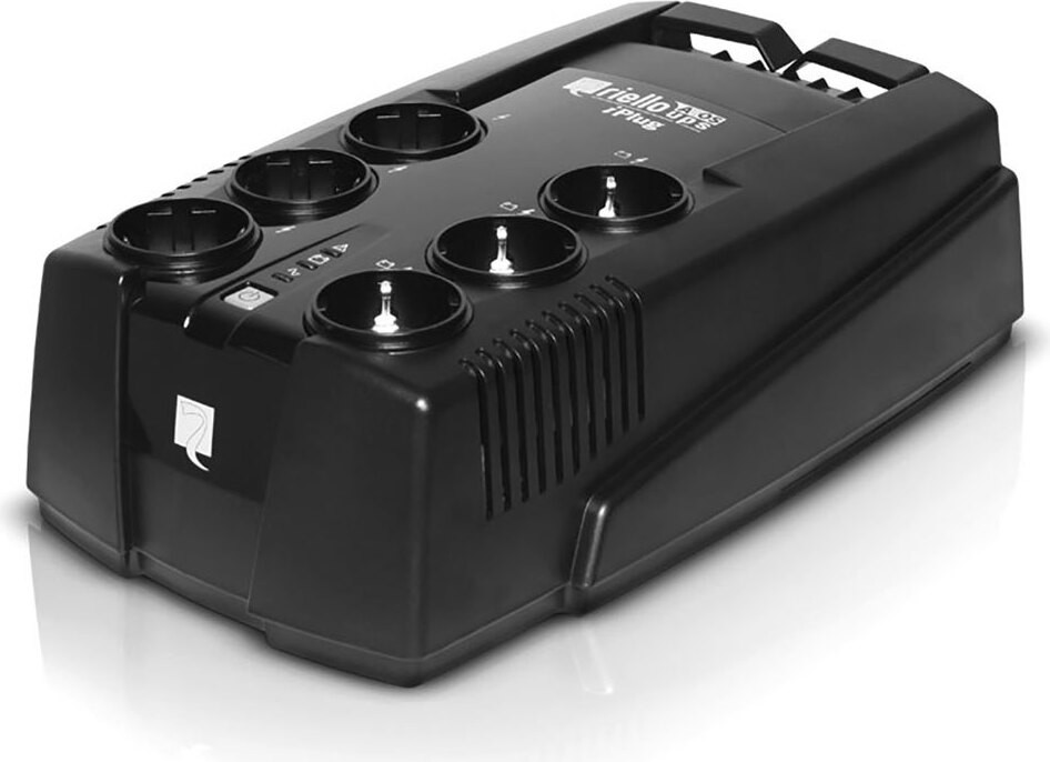 Riello IPG 600 Interactieve UPS, 600 VA, 360 W, zwart