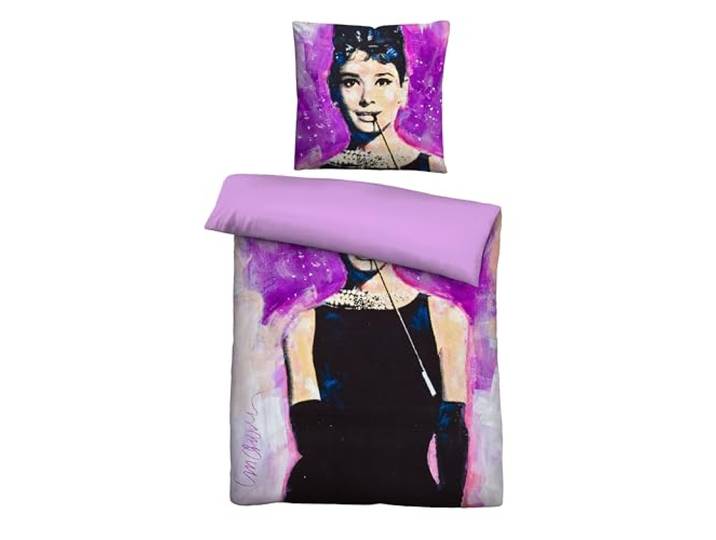 SID MAURER Mikrofaser Bettwäsche 0561804 AUDREY HEPBURN