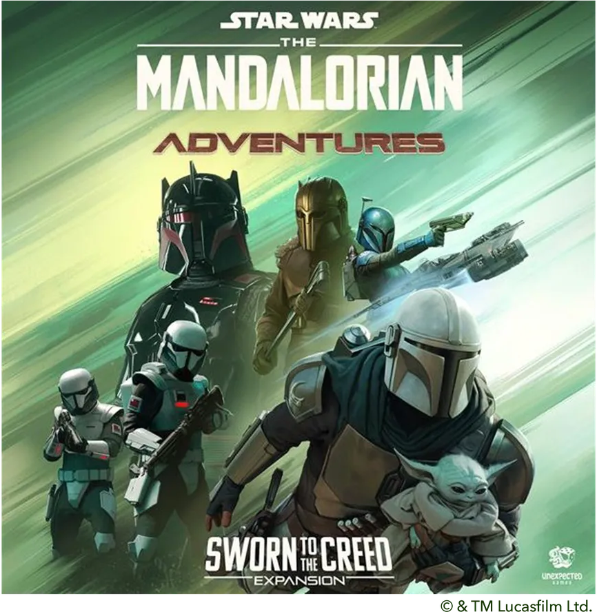 The Mandalorian: Adventures – Sworn to the Creed Expansion for Board Games by Unexpected Games