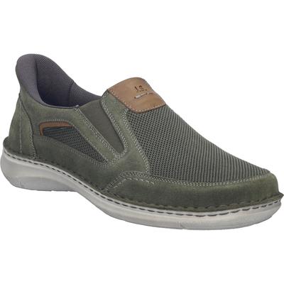 Slipper JOSEF SEIBEL "New Anvers 25, bosco-kombi", Herren, Gr. 41, grün (bosco, kombi), Obermaterial: 80% Rindsleder Leather cow. 20% Textilmaterial TEXMAT., Schuhe Slipper