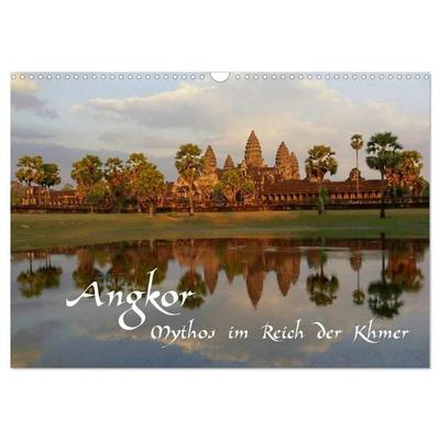 Angkor - Mythos im Reich der Khmer (Wandkalender 2027 DIN A3 quer), CALVENDO Monatskalender
