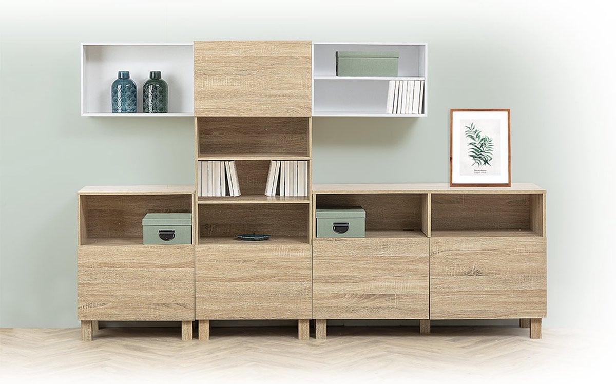 Modern TV-meubel Gaelle Hout