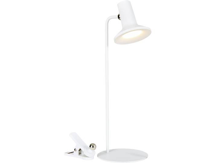 Tischlampe Carter weiss Metall/Kunststoff H 43.5 cm 250 lm - Farbe: Weiß - LED - Lichtfarbe: Extra warmweiss - Tageslichtweiss - LED Energiesparlampen