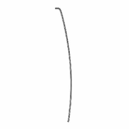 Hansgrohe universele verbindingsstang D4, gebogen, chroom