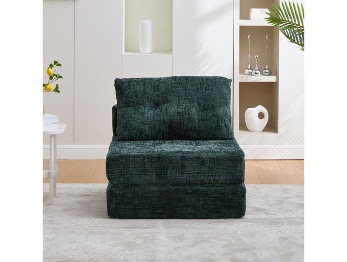Canapé Convertible Canapé-lit pliant avec oreiller matelas et dossier - Confort optimal pour salon et chambre - Design portable