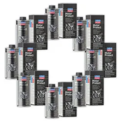8x Additiv LIQUI MOLY 1018 Motor Protect Motoröl Langzeit Verschleissschutz 500ml
