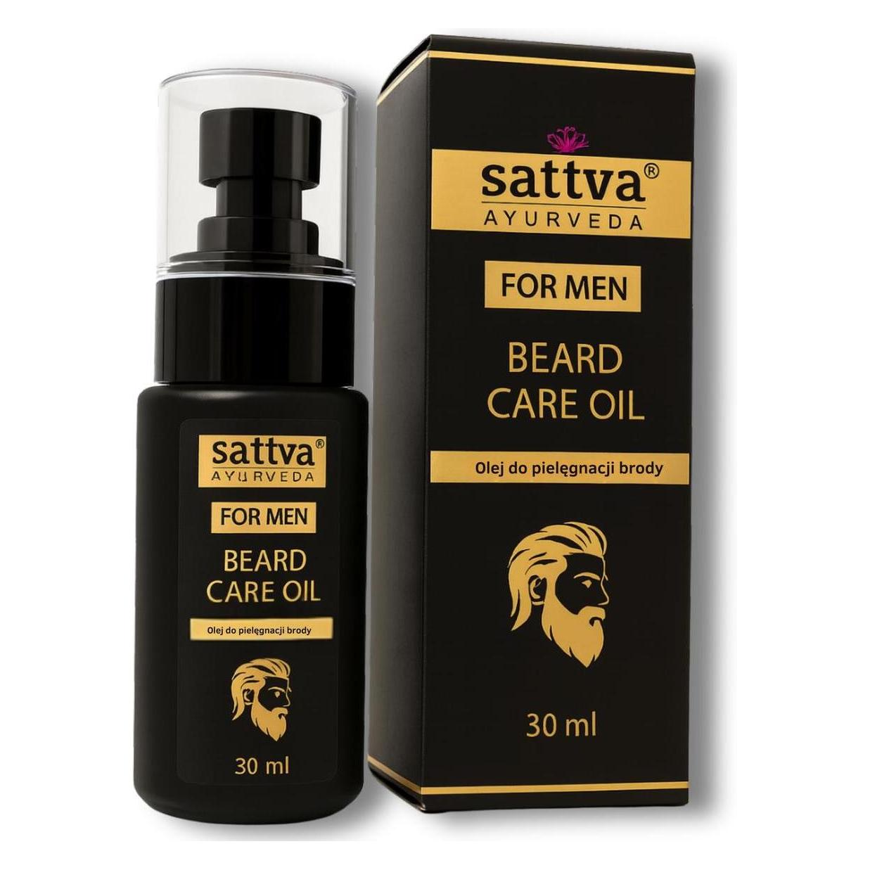 Benecos SATTVA For Men Beard Care Oil olejek do pielęgnacji brody 30ml (30 ml) (OTHER)