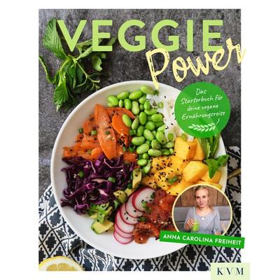Veggie Power, Gebundene Ausgabe von Anna Carolina Freiheit, KVM - Der Medizinverlag, 978-3-86867-657-0