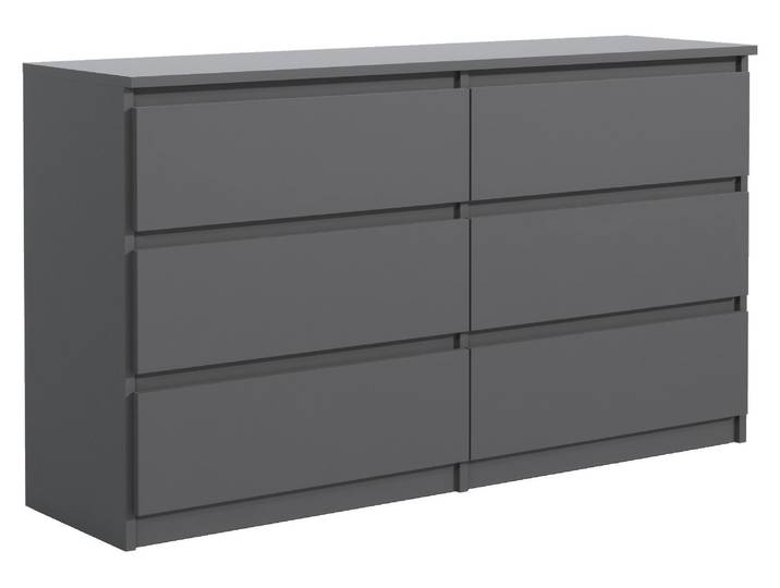 Funktionale Kommode 120 cm mit 6 Schubladen und viel Stauraum