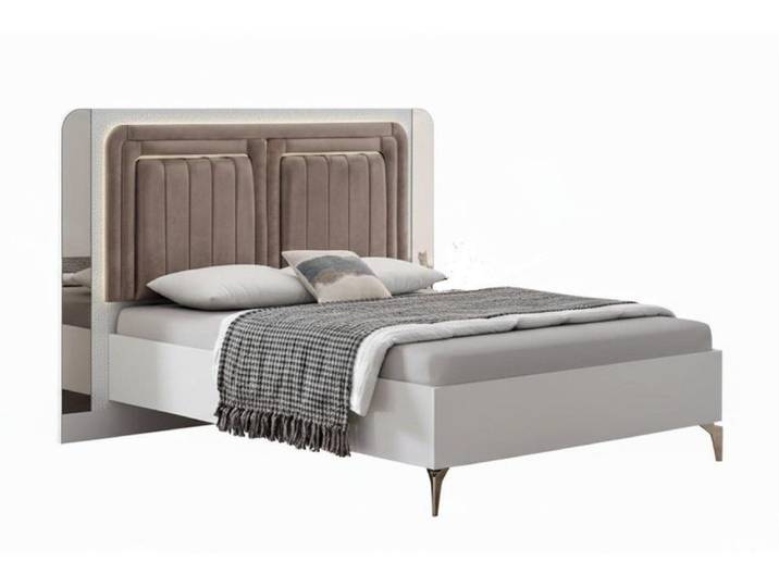 JVmoebel Polsterbett Stilvolles Bett im modernen Design für erholsamen Schlafkomfort., Made in Europa
